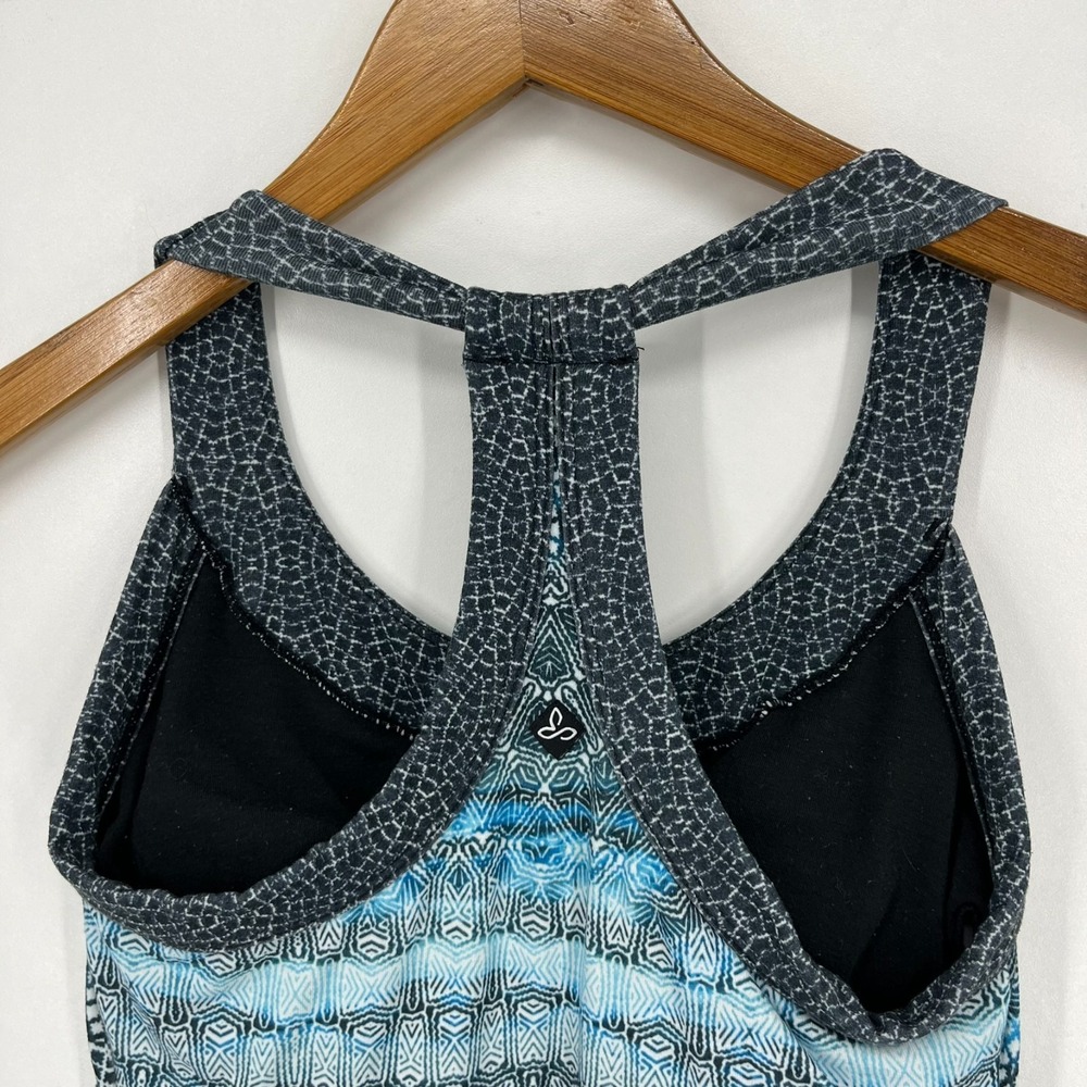 prAna Tank Dress Women's Size XS Blue Built in Bra Mini Short Length‎ Outdoors - Picture 7 of 9